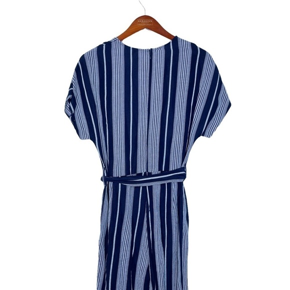 RAILS Striped Angela Wide Leg Jumpsuit in Navy Stripe Size Large - Picture 14 of 16